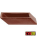 25X65 Plastik 45° Dereceli Dış Ahşap Tapası Kahverengi