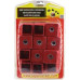 M12 Somunlu Plastik 40x40 İç Tapa (kırmızı) M12 Somunlu Plastik 40x40 İç Tapa (kırmızı)