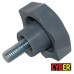 M8X20 Civatalı Model No:2 Plastik Sıkma Kolu Gri
