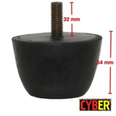 M12X35 Civatalı Çap 60 Kauçuk Konik Ayak M12X35 Civatalı Çap 60 Kauçuk Konik Ayak
